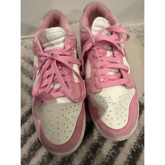 Converse Women's Dunk Low Next Nature Pink Rise Sail Sneakers Shoes Size 8 - Picture 6 of 9